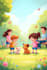 create awesome and unique children book illustration