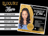design eye catching hair and lash extension flyer price list