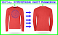 symmetric ghost mannequin neck joint resize and wrinkles remove from cloth image