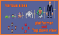 make pixel art characters and animation