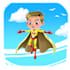 drawing figure in super hero cartoon
