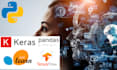 create neural network deep learning models with keras python ann CNN rnn lstm