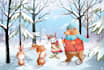 illustrate attractive children story book illustrations