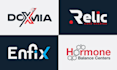 design text based logo for your business