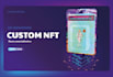 custom 3d nft animation  unique web3 visuals for crypto projects