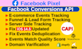 setup meta pixel conversion API, facebook pixel server side tracking with GTM