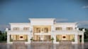 design exterior in 3d revit and sketchup and render