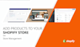add your products to your shopify store