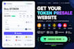 create ico presale website with presale smart contract integration