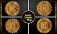 create a luxury mandala geometry logo design