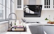 create kitchen interior and realistic 3d render
