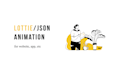 do lottie json svg gif loop animated web and app in 24 hour