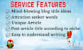 write 100 SEO blog titles ideas