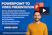 convert powerpoint to HD video with voice narration