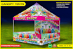 design a creative canopy tents, pop up wall, table cover, for your business