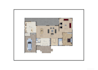 make 2d floor plan in autocad and photoshop