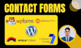 create attractive contact forms using gravity forms, wpforms