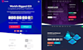 design crypto meme coin, nft, presale token website