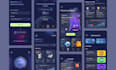 do app UX UI design and wireframing in figma