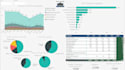 examine and visualize data using power bi