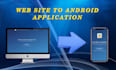 convert website to android app using webview
