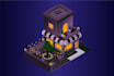 create isometric vector illustration or map for you