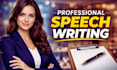 write a phenomenal speech within 24 hours
