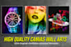 create amazing canvas wall art designs