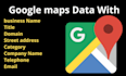 do google maps data scraping for business with emails