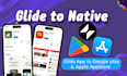 publish no code app builder, glide app, or pwa to android and ios appstore