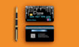 do design your stylish unique business card and logo quickly