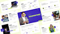 design modern powerpoint presentation pitch deck and business slides