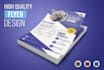 design urgent flyer, dl, capability statement, leaflet