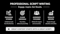 be your, youtube script writer or provide you video script writing