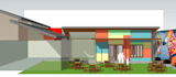 make 3d sketchup for batik boutique in jakarta