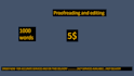 provide professional proofreading and editorial services