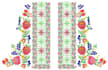 digitize floral motif embroidery pattern