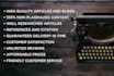 write SEO optimised articles and blog posts