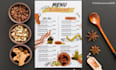 design restaurant menu card design, food menu design