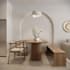 design and render 3d  japandi living room bedroom kitchen