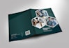 design modern  corporate presentation folder custom design