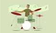 draw modern style flat illustrations for your business