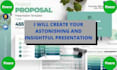 create an  awesome powerpoint and canva presentation