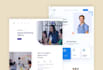 design figma landing page UI or figma website UI