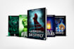 design a book cover for fantasy, scifi, horror and others