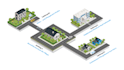 create a professional isometric map