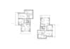 do 2d architectural plan with furniture for presentations