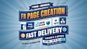 do facebook business page creation, fb fan page setup, cover, banner design