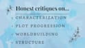 thoughtfully evaluate your novel