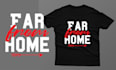 create custom typography t shirt design for redbubble, easy,march by amazon
